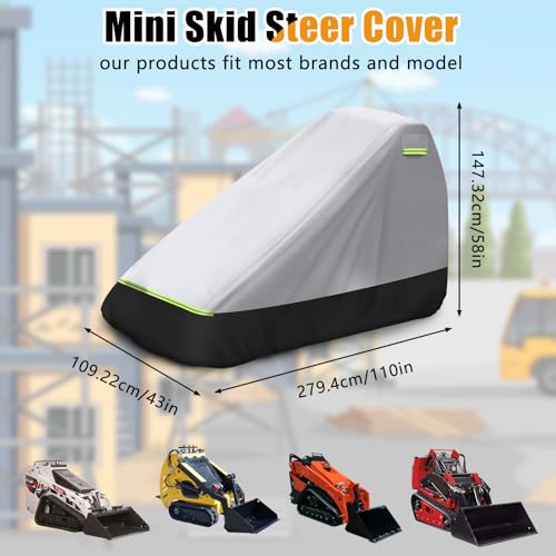 Minicargadora abierta compacta con motor diésel y pala frontal estándar 4