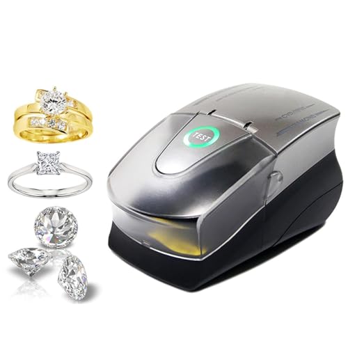 GYQSSD Gem Diamond Tester, Diamond Moissanite Tester, High Accuracy Diamond Tester Tool with LED Indicator Light and Sound Prompt, for Synthetic Moissanite or Diamond