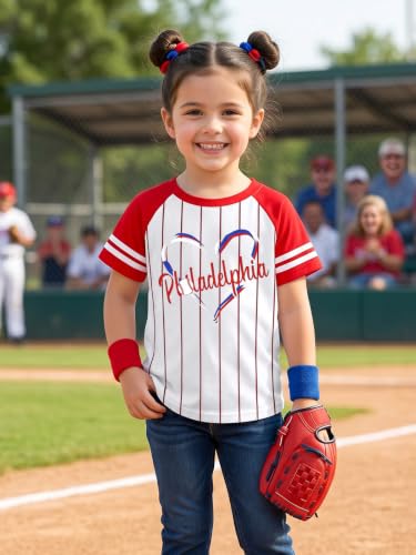 Eatbook Toddler Boy Girl Baseball Shirts NEW YORK Baseball Graphic Jersey — view 2
