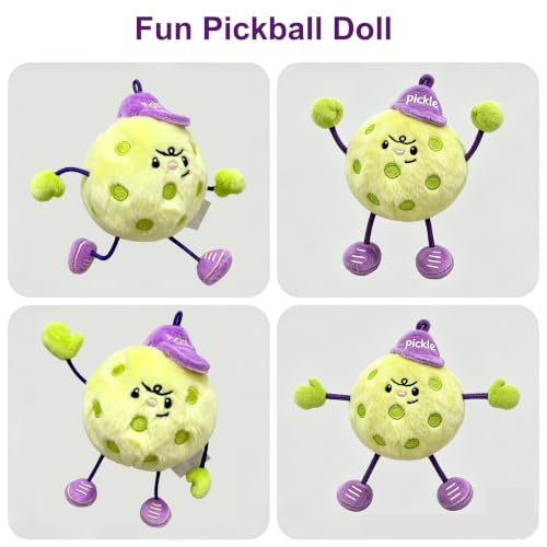 RORLAND Pickleball Funny Gift for Women or Men | Pickleball Plush Tote Bag Charm or Keychain | Ideal Gift for Pickle ball Lover, Partner or Teammates - image 3