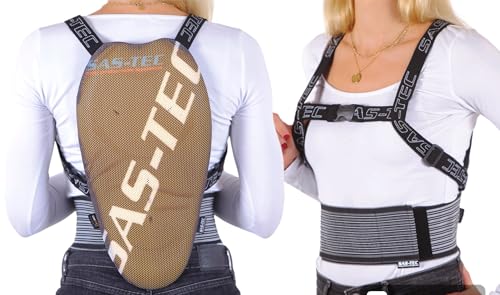TLA protezione para schiena SAS-TEC livello 2 | Paraschiena protezione dorsale unisex | Gilet paraschiena per moto enduro - quad | Protezione spinale Sci – Mtb – Equitazione - Snowboard, XL
