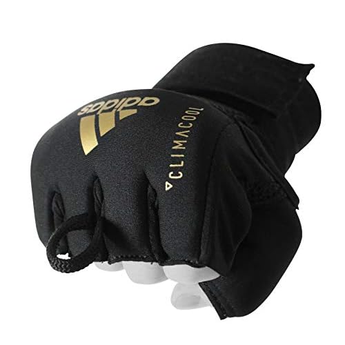 adidas Quick Wrap Speed Trainingshandschuh Boxbandage, Black/Gold, S/M