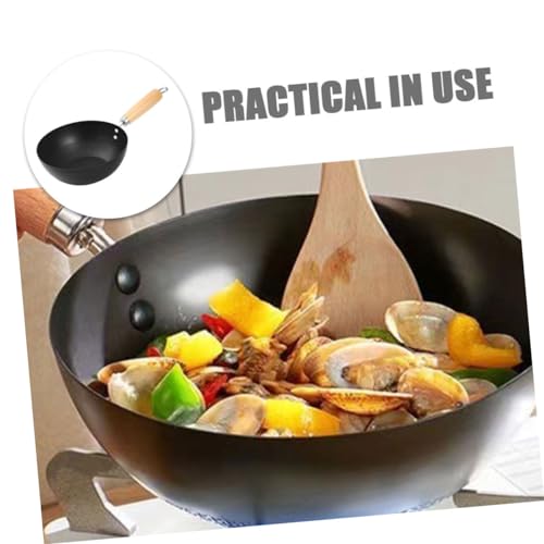Wok antiadherente mini SHOWERORO para cocina miniatura 4
