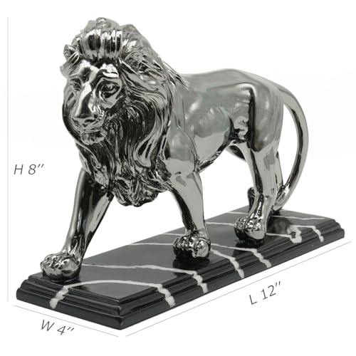 Escultura de León Lukitas en Resina para Decoración miniatura 2