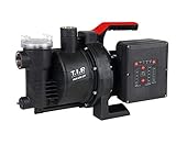 T.I.P. HWA 6000 EPF Hauswasserautomat mit intelligenter Automatik (6.000 l/h Fördermenge, Förderhöhe max./ Druck max. 45 m / 4,5 bar, Einstellbarer Einschaltdruck,Leckagen-und Trockenlaufschutz) 30198