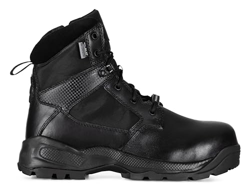 Image of 5.11 Tactical Men's A.T.A.C. 2.0 Shield Boots, 6 Inch Water Resistant Boots, Anti Slip, Style 12443, Black, 8 Wide