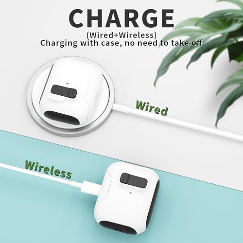 Coque AirPods Pro 3ème génération rigide haute protection blanc-A - 3