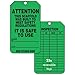 AccuformNMC Scaffold Status Tags, 25 Pack Green Attention Scaffold Safety Tags “Safe to Use”, 5.75” x 3.25”, Durable Water-Resistant 10-mil Thick PF-Cardstock with Punched Hole, Made in USA, TRS328CTP