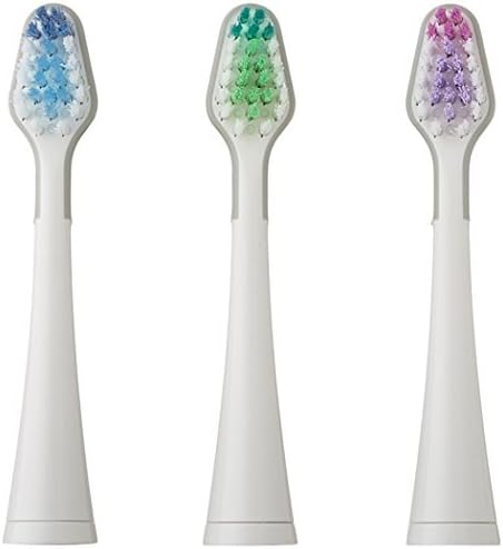 Smile Bright Store Platinum Sonic Toothbrush Replacement Brush Heads - Soft Bristles, 3 Count (Pack of 1)