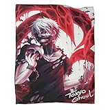 Anime Ken Kaneki Blanket Tokyo Ghoul Centipede Blanket Flannel Bed Cozy Soft Plush Bed Sofa Living...