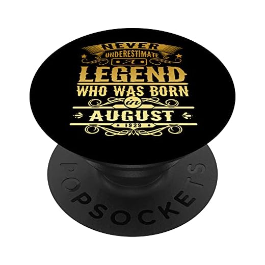 Una leyenda que nació en agosto de 1929 93 regalo de cumpleaños PopSockets PopGrip Intercambiable