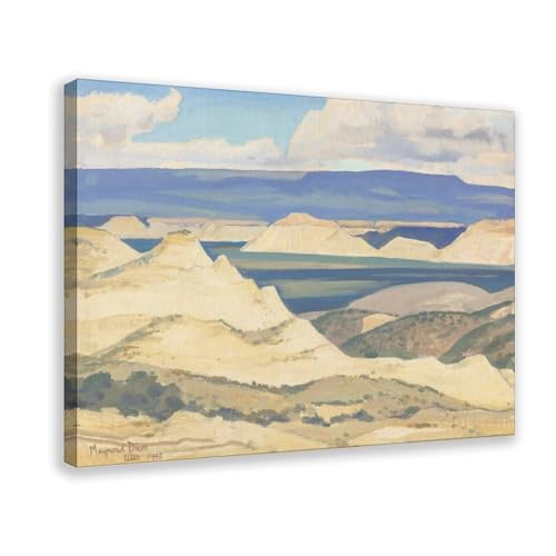 Toile Maynard Dixon Utah 50x76cm avec cadre suspendu pour habiller un mur vide sans effort