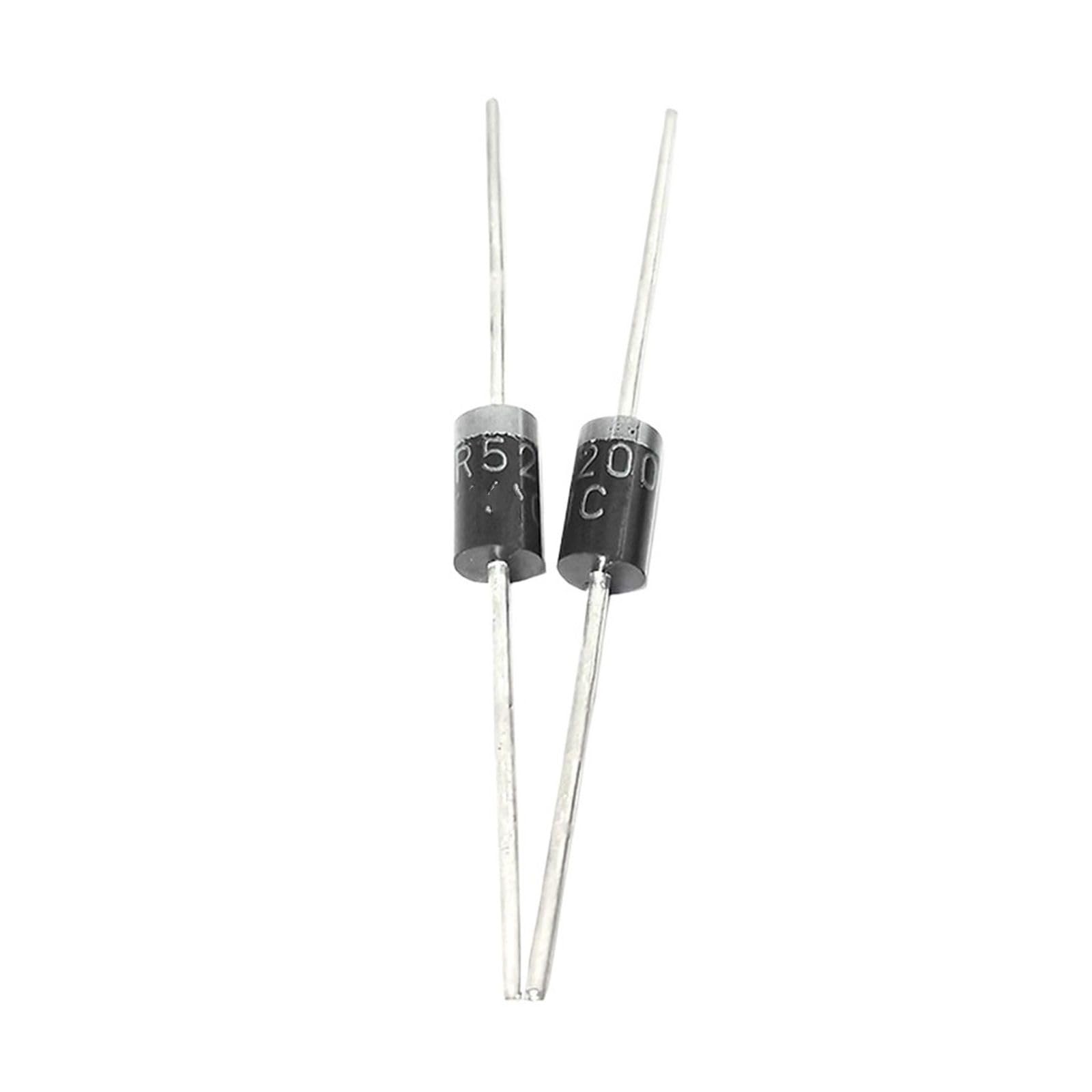 Chanzon SR5200 Schottky-Diode – 20 Stück, 5A 200V, DO-201AD, Für Gleichrichter Und Hochfrequenzanwendungen