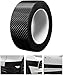 Orangeone Soglia di Protezione Adesivo Riflettente in Fibra di Carbonio Adesivo Decorativo Porta Ingresso Guard Soglia Scratch Pad Pellicola per Auto (5cm*10m)