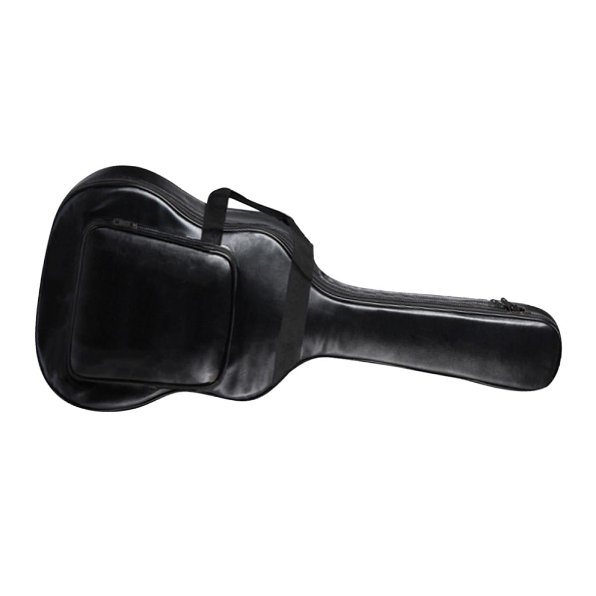 VANZACK 1Pc Guitar Bag with Double Shoulder Strap Ergonomic Design for Acoustic Folk Guitars Durable for Travel and Outdoor Performances Black