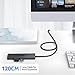 Acer USB Hub 4 Ports, Multiple USB 3.0 Hub, USBA Splitter for Laptop with Type C Power Port, Extender for A Port Laptop, PC, Desktop and More (4ft)