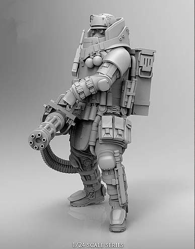 Figuras modelo de resina 1/24 sin ensamblar miniatura 4