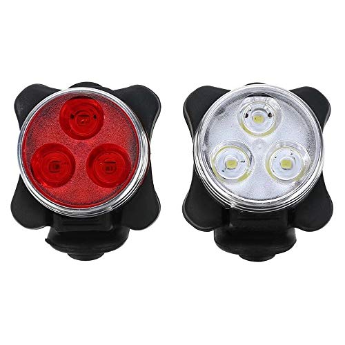Sunbaca Cauda vermelha luz lâmpada de bicicleta 3L-ED USB clipe lâmpada ao ar livre acessórios de se