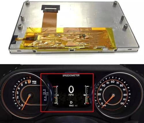 Image of 7 inch LCD Display LAM070G133A for JL Wrangler Unlimited Instrument Cluster Replacement