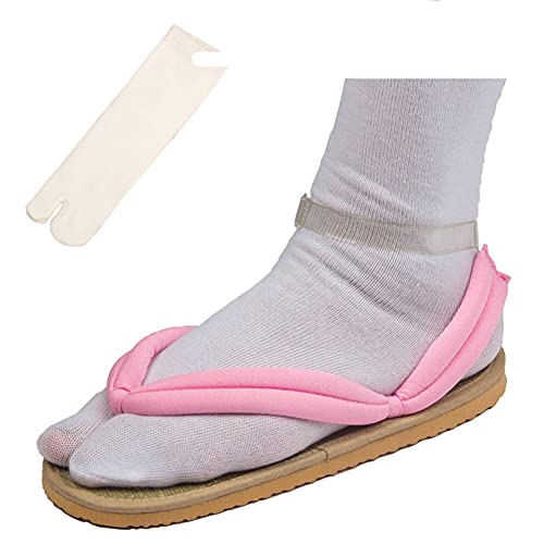 GDAMSTO Nezuko Kamado Cosplay Shoes with Socks Anime Japanese Clogs Shoes