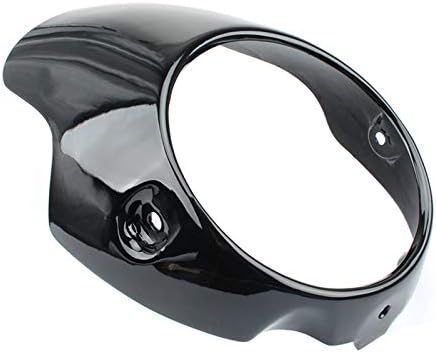 Motorcycle Headlight Fairing Mask Cowl for Bonneville T100 T120 SE Thruxton 900 Scrambler 2001-2019 Gloss Black