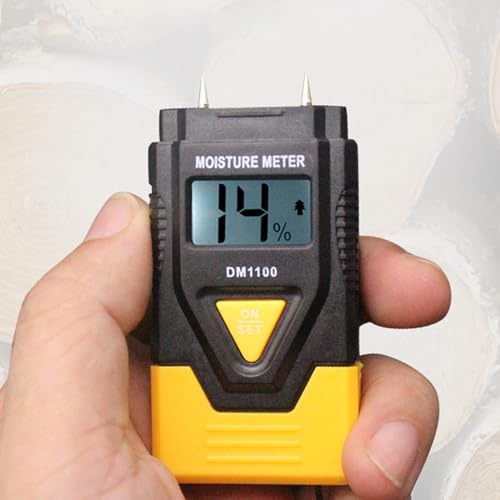 Compteur de bois numérique portable avec double unité de mesure