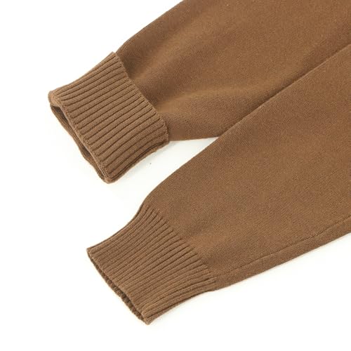 Toddler Boys Girls Crewneck Cable Knit Sweaters Kids Long Sleeve Chunky Pullover Tops 18 Months-8 Years3