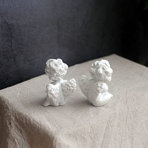 Statue d'ange en résine de qualité supérieure pour ornement extérieur durable - 3