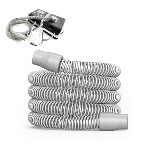 Bohrma Tuyau CPAP 180 cm Tuyau universel pour appareil respiratoire Tuyau en plastique Accessoire pour appareil respiratoire Raccord de tuyau 20 mm Appareil respiratoire Tuyau en plastique standard