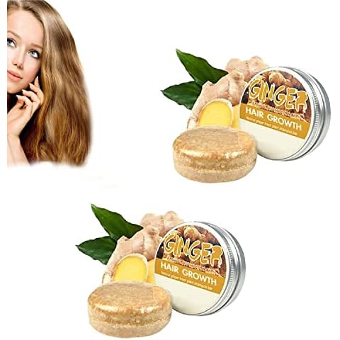 BUKEE Ginger Hair Regrowth Shampoo Bar 2Pcs Cover