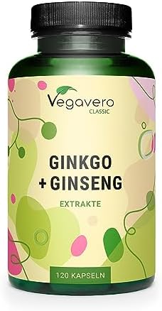 Ginkgo Biloba e Panax Ginseng | Con 20% Ginsenosidi e 24% Glucosi...