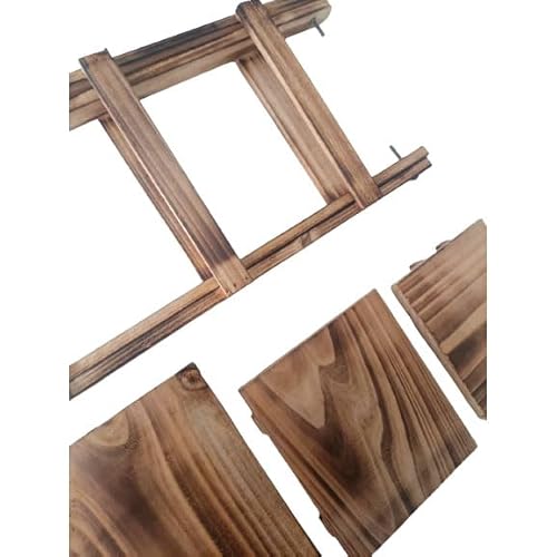 Estante Escada Caixote Prateleira Organizadora em 3 Níveis Decoração de Ambientes Diversos