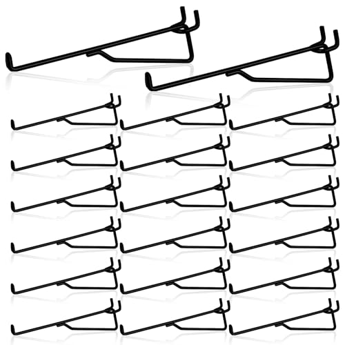 MySHUCE 20 Pack 8" Pegboard Shelf Hooks, 1/4 in Secure&Stable by MySHUCE - Used condition - US$16.95