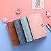 A6 PU Leather Notebook Binder Refillable 6 Ring Budget Binder for A6 Filler Paper, Loose Leaf Personal Planner Binder Cover with Buckle Closure-Pink (Binder & Zipper Bag)