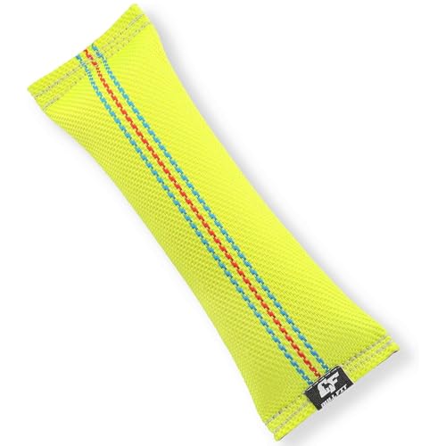 Bull Fit 2in1 Apportierdummy und Beisswurst für Hunde, Schwimmfähig - Robuster Dummy zum Hundetraining, Apportieren und Zerrspiele mit Hund - Wasserspielzeug aus hochwertigem Feuerwehrschlauch