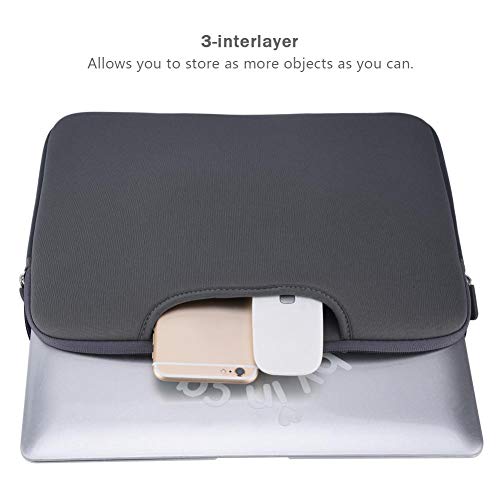 Capa para notebook, bolsa para laptop, capa anticolisão, proteção total, 3 camadas de capa para lapt