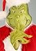 Adult Deluxe Santa Grinch Costume | Dr. Seuss The Grinch Outfit with Full Mask, Red Hat & Jacket, with Pair of Gloves Small/Medium