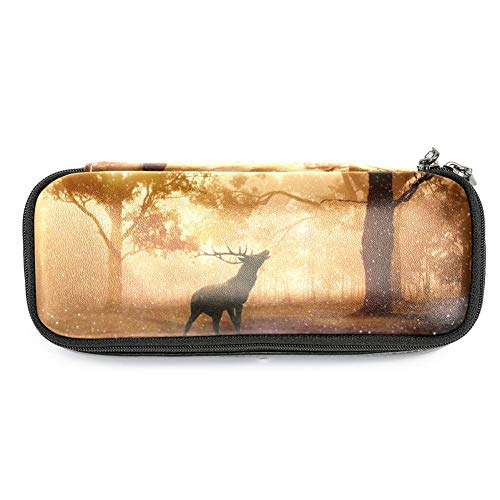 Preisvergleich Produktbild Personalisierbares farbiges Federmäppchen, Kapazität, Stifteetui, Doppelreißverschluss, Schreibwaren-Tasche, Kosmetiktasche mit Fächern für Mädchen, Jungen und Erwachsene