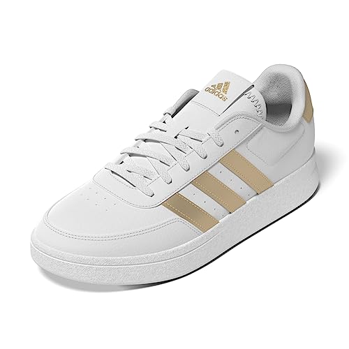 adidas Breaknet 2.0, Zapatillas de Deporte Mujer, Blanco Ftwr White Wonder Gold Met Ftwr White, 38 EU