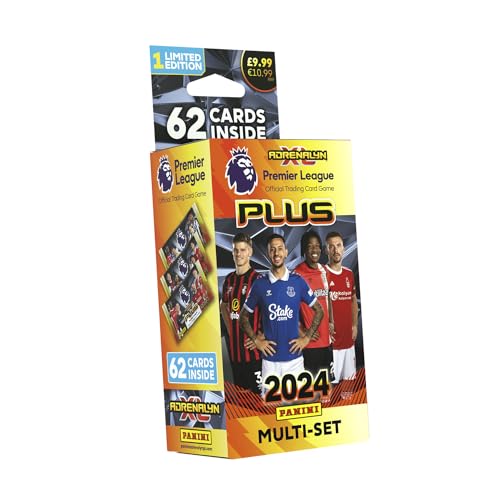 Encuentra reviews de Cromos panini comprados en linea. 28 Panini Premier League 2024 Adrenalyn XL Plus Multiset, Mixto