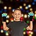 XISFORX 7 colors light show LED Gloves Rave Light Finger Lighting Flashing Glow Mittens