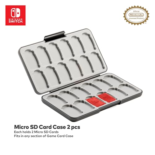 R.D.S. INDUSTRIES, INC. - Game Traveler Licensed Nintendo Switch Game Card Case - Holds 24 Game Cards and 4 microSD Cards, Super Mario (GCC24SM) by RDS Industries, Inc - Image 3
