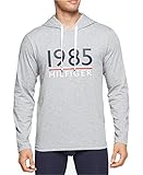 Tommy Hilfiger Men's Modern Essentials Sleepwear Hoodie, Heather Grey, Small