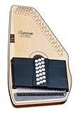 Oscar Schmidt OS110-21FNE 21 Chord Flame Maple Autoharp with Fine Tuning System and Pickup - Natural