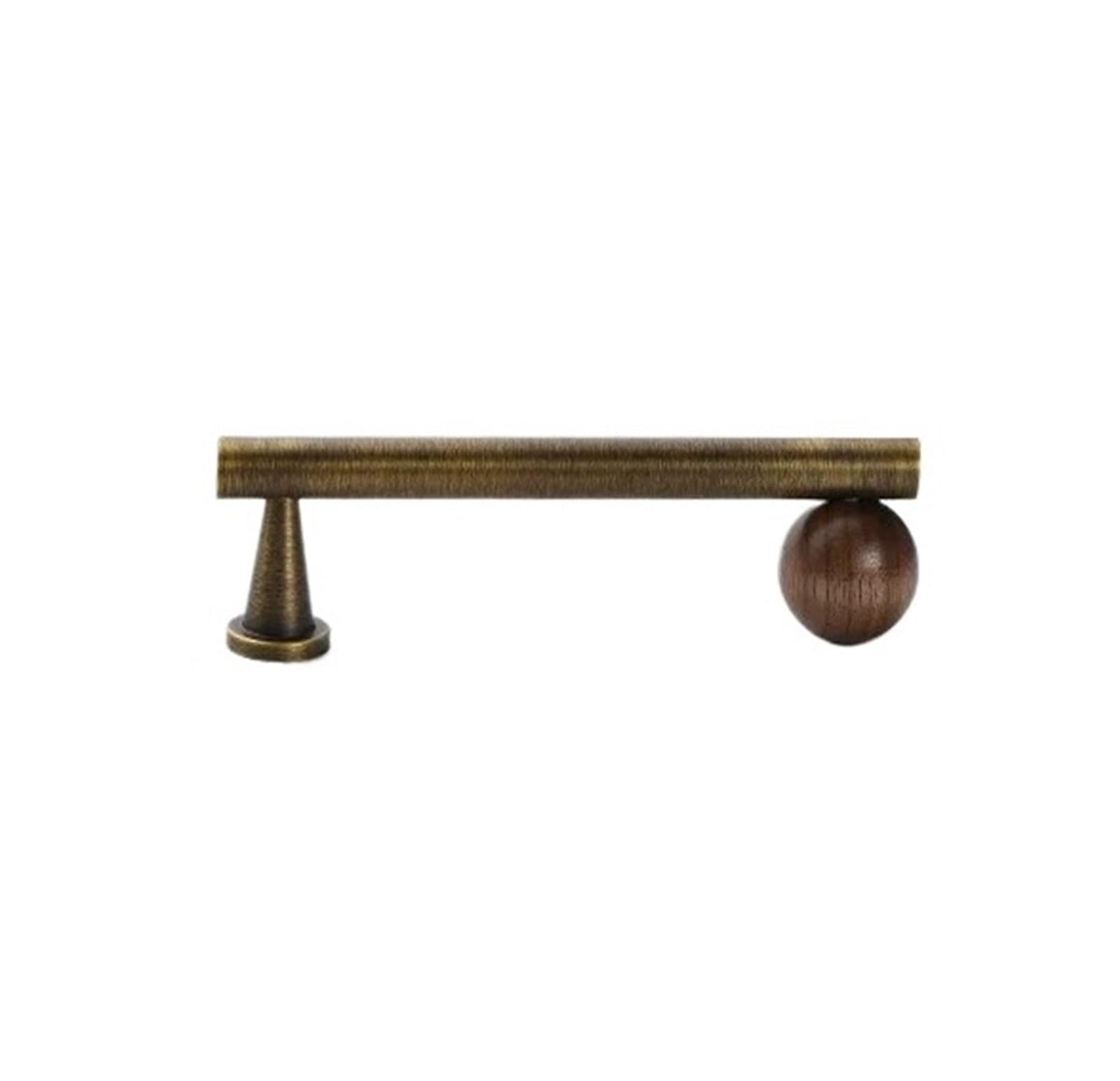 Vaqropnshrg Bronze-96Mm Furniture Handles, For Universal, Brass Walnut Wood Cabinet Hardware