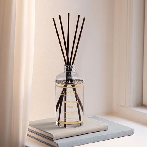 Image of COCORRINA Refill - Sandalwood Rose 6.7 Fl.oz Reed Diffuser Refill with 8 Sticks