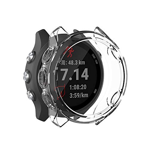 Image of Case Cover Compatible with Garmin Forerunner 245 Smartwatch Protective PC Bumper Armor Case Protector for Forerunner 245 /245 Music (Multicolor)