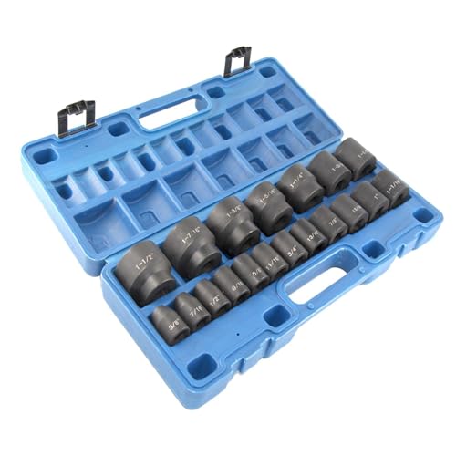 Coffret de douilles 1/2 acier robuste 19 pièces compact - 4