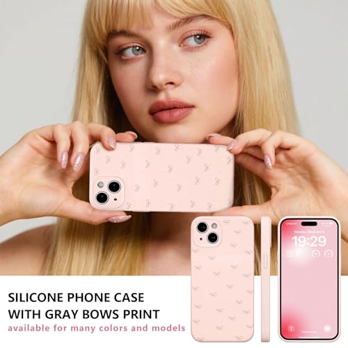 Coque iPhone 14 silicone rose idéale pour protéger votre téléphone au bureau - 2