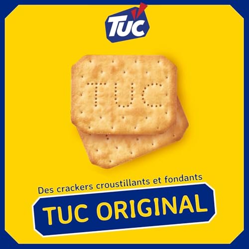 Biscuits Apéritifs Crackers Goût Crème Oignon Tuc Lu Le Sachet De 100 G - vue 2